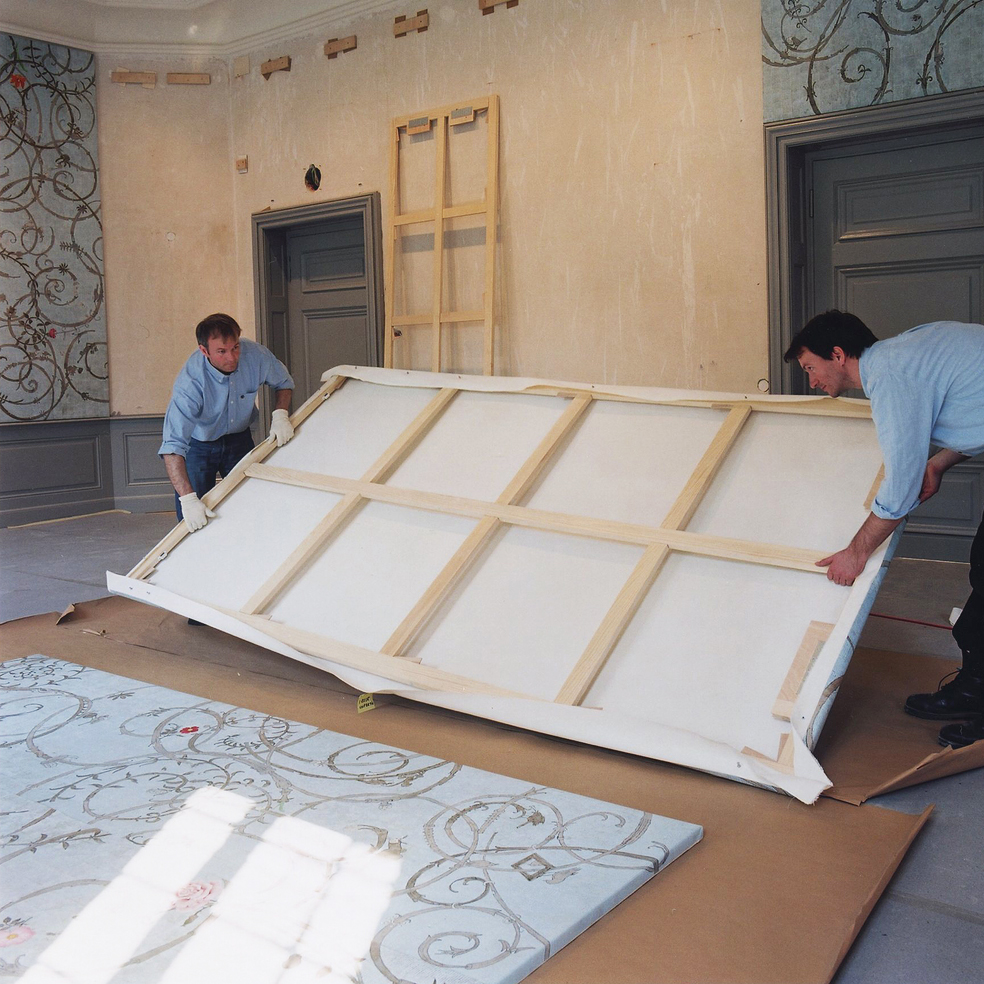 Installing, Banqueting Hall, Castle Benrath, 2001/2002